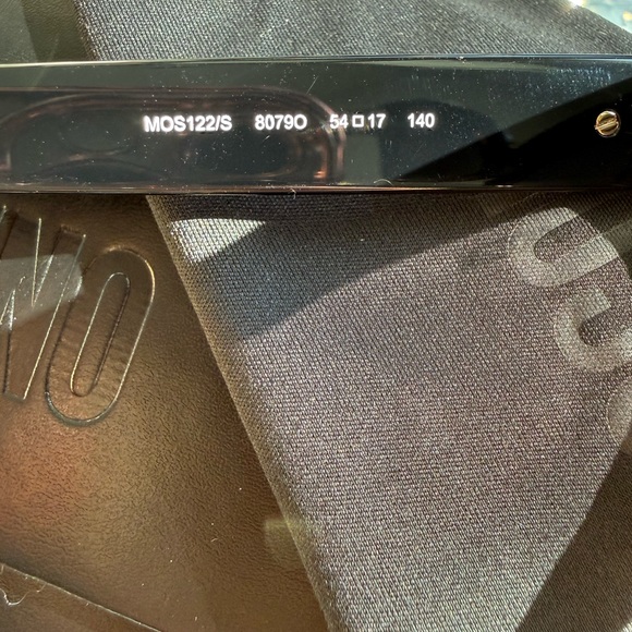 NIB Moschino Black Cat-Eye Glasses